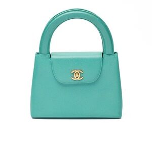 CHANEL Aqua Mini Bag with Gold Accent